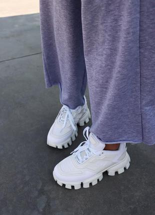 Жіночі кросівки cloudbust white демісезонні6 фото