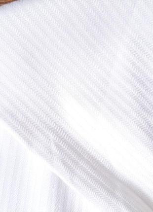 Рубашка van heusen белая светло-бежевая  xl, хлопок 16,5"8 фото