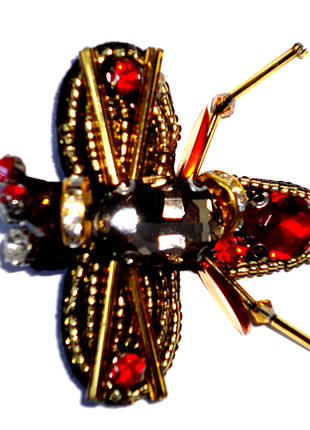 Брошь муха 5см