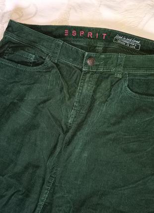 Чудові зелені штани, мікровельвет,42-46разм,esprit.2 фото