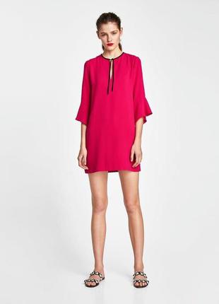 Яркое платье,сукня zara,40/l 2