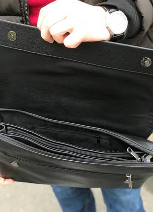 Pu кожа модная кожаная сумка ежедневная студент 35/28см черная пятница2 фото