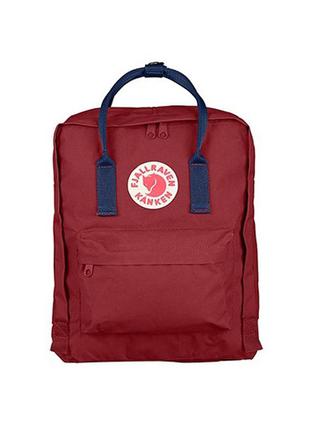 Бордовый рюкзак fjallraven kanken