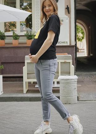 Джинси для вагітних, майбутніх мам сірі (серые джинсы для беременных, будущих мам)