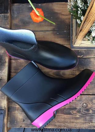 Женские резиновые сапоги жіночі гумові резинові чоботи