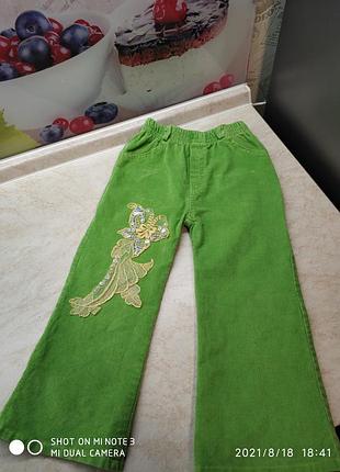 Вельветові штани на 4-5 років