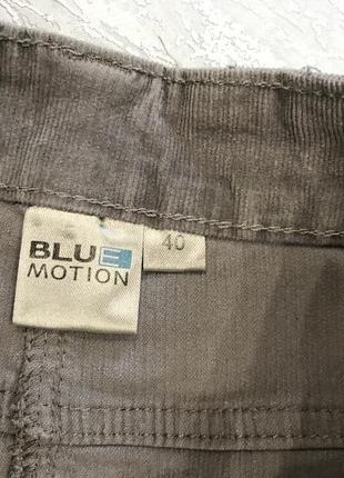 Стрейчевая серая вельветовая юбка blu motion p -405 фото