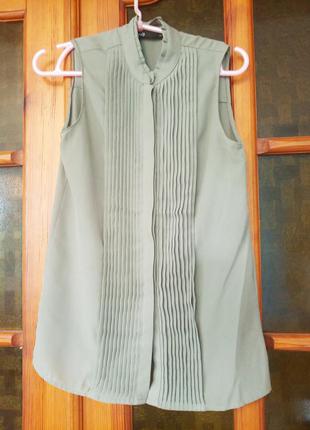 Блуза,блузка без рукавов oodji 34 р, xxs/xs1 фото