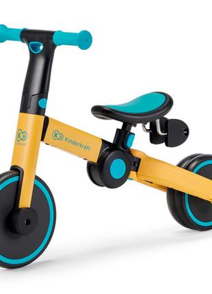 Триколісний велосипед kinderkraft 4trike yellow8 фото