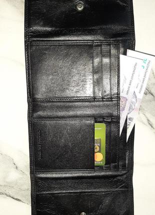 Бумажник кошелек pierre cardin кожа унисекс🍀6 фото
