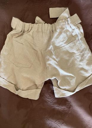 Шорти бермуди 100% льон marks and spencer 3-4 роки