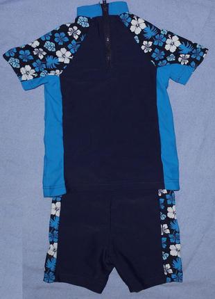 West coast дитячий костюм купальний для плавання шорти футболка2 фото