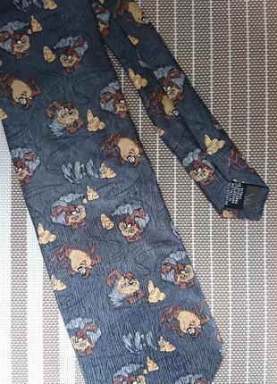 Коллекционный шелковый галстук looney tunes1 фото