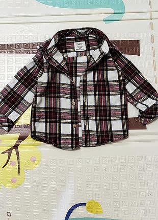 Рубашка для мальчика 80р baby club