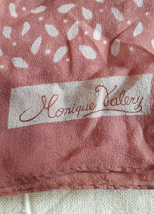 Шелк винтажный шарф monique valery