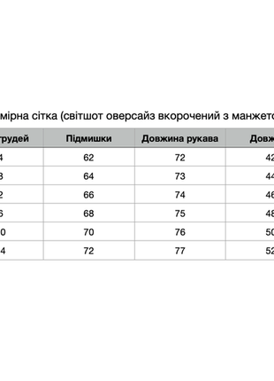 Свитшот baysho оверсайз укороченный с манжетом двунитка мята (bd1104-750)5 фото