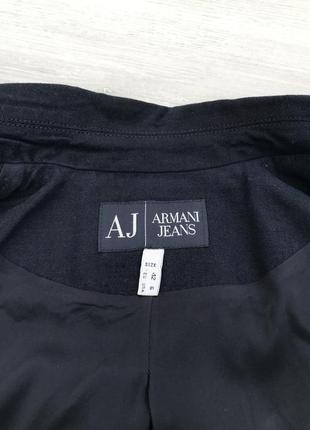 Шерстяной пиджак блейзер armani jeans5 фото