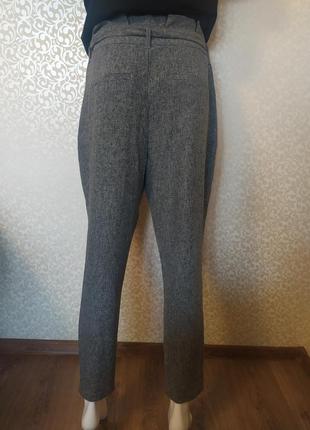 Серые брюки с высокой посадкой vero moda2 фото