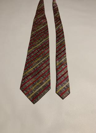 Мужской оригинальный разноцветный галстук missoni tie2 фото