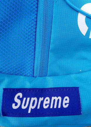 Рюкзак міський supreme box logo mountaineering blue4 фото