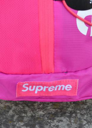Рюкзак міський supreme box logo mountaineering pink4 фото