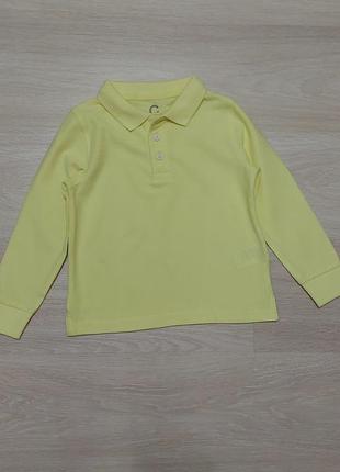 Фрмовий лонгслів-поло , органічний котон