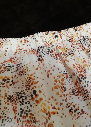 Трендовая летняя юбка с воланами4 фото