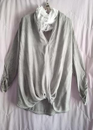 Віскозна блуза-варенка,48-52разм.,summum,італія.