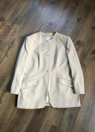 Luxury шикарный винтажный жакет пальто шерсть jaeger британия лондон