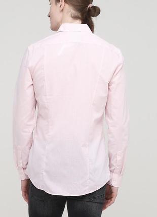 Светло-розовая кэжуал рубашка в клетку h&m10 фото