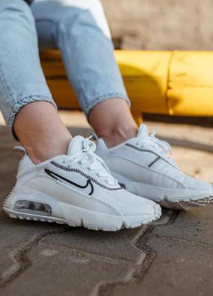 Женские кроссовки nike air max 2090 white скидка sale | жіночі кросівки найк білі знижка