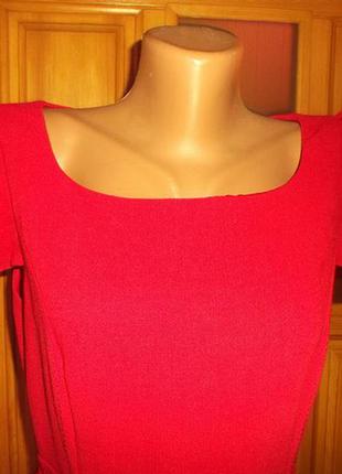 Платье сарафан красное миди прямое распродажа р. m-l - marks spencer2 фото
