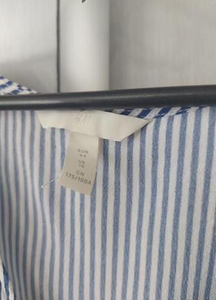 Блузка с кулиской в полоску h&m