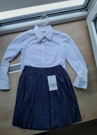 Школьная блуза рубашка children's рlace3 фото