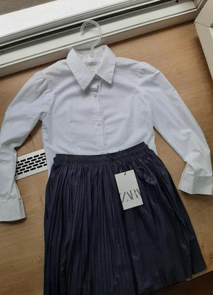 Школьная блуза рубашка children's рlace4 фото