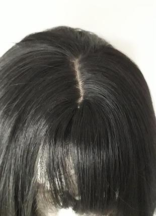 Перука каре з імітацією шкіри голови2 фото