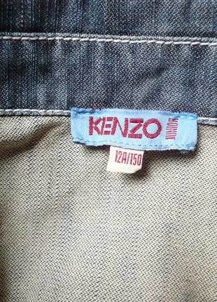 Куртка джинсовая kenzo б/у3 фото