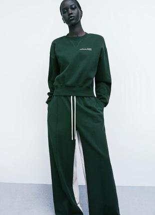 Стильні об'єднані штани zara, р m