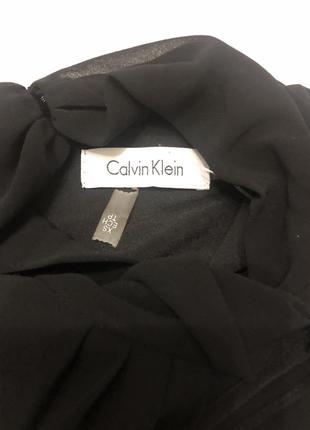 Calvin klein- шифонова блуза, xs3 фото