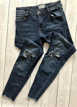 Джинси skinny жіночі ,рвані