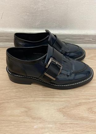 Лаковые туфли(loafer), “asos”, 38 размер(24,5)см, натуральная кожа