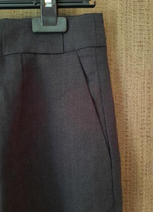Льняні класичні брюки зі стрілками zara6 фото