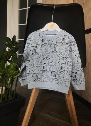 Свитер теплый 9-12мес zara next  george h&m кофточка