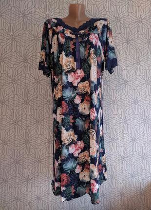 Нічна сорочка великих розмірів, одяг для дому