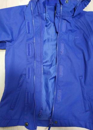 Куртка детская ветрока на девочку фиолетовая на 5-6 лет с капюшоном5 фото