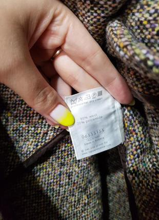 Стильный осенний шерстяной жакет, пиджак, пальто7 фото