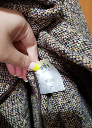 Стильный осенний шерстяной жакет, пиджак, пальто8 фото
