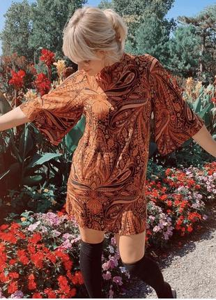 Richard allan x h&m повітряне mini сукню з віскозної тканини з набивним малюнком м-л❤️6 фото