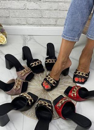 Шльопанці натуральна шкіра замш 👣👠🎀🌹