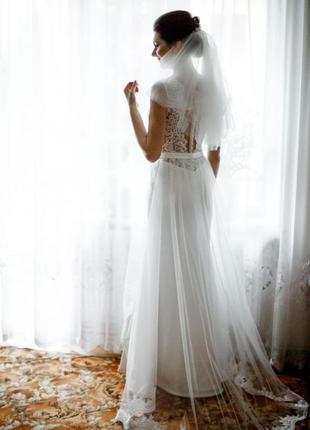 Свадебное платье, размер s6 фото